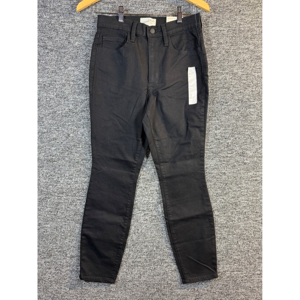 Universal Thread Womens High Rise Skinny Jeans No Fade Black Size 8S Short NWT